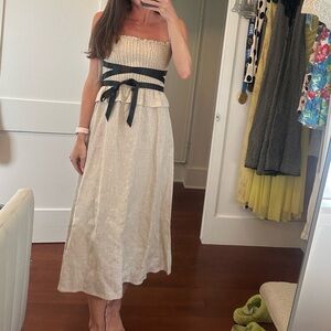 Reformation Miles Linen Dress